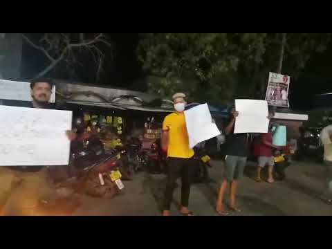 Protest at kaduruwela polonnaruwa part 1 #Shorts