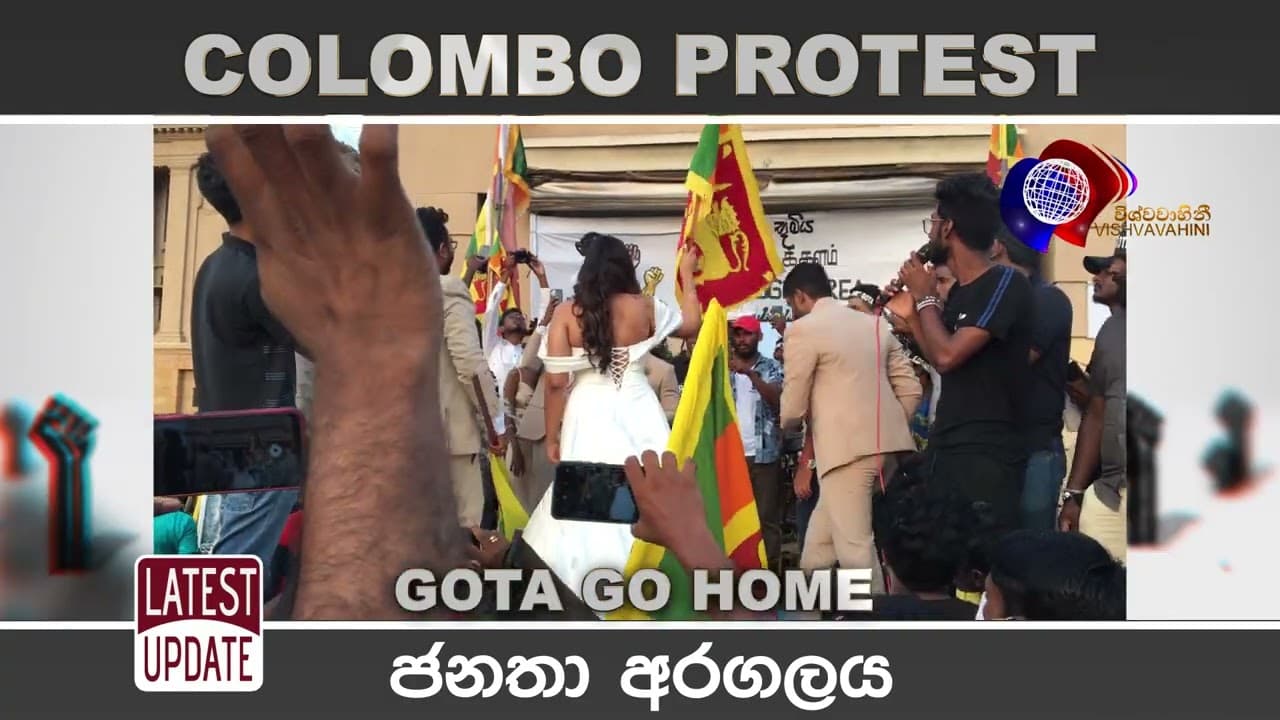ආදරයේ අරගලය ජයගත් යුවල අරගල භූමියට.නව දිවි ගමනට අරගල භූමියෙන් උණුසුම් සුභ පැතුම්.