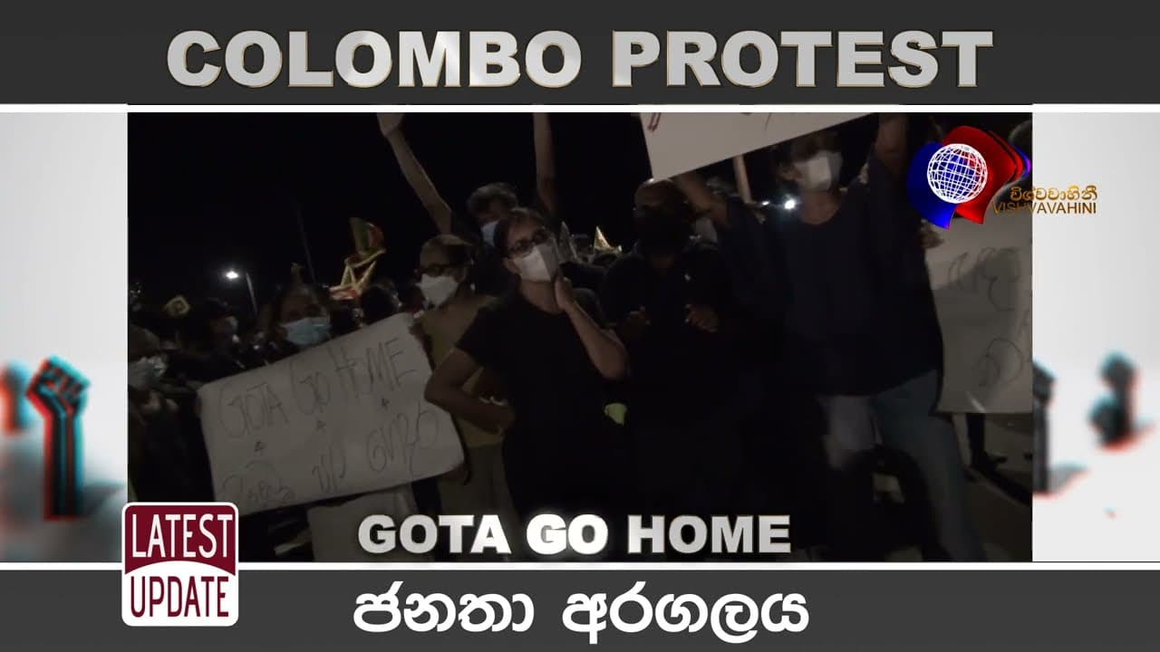 Gota Go Home ගමේ ජන අරගලය | Protest in Sri Lanka