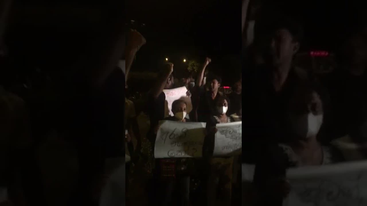 Nandasena pissu yakek | Sri lanka protest | Viharamahadevi park #shorts