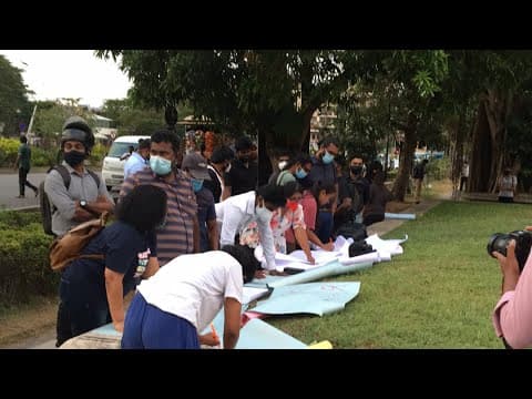 Ready for Protest | Sri lanka | Viharamahadevi parak